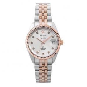 Alexandre Christie AC 5013 Silver Rosegold White Lady LDBTRSL